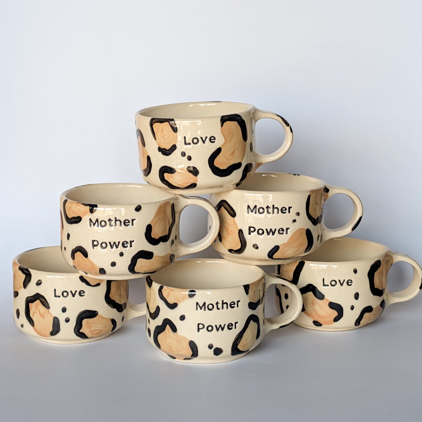 Demi Mug avec anse Léopard