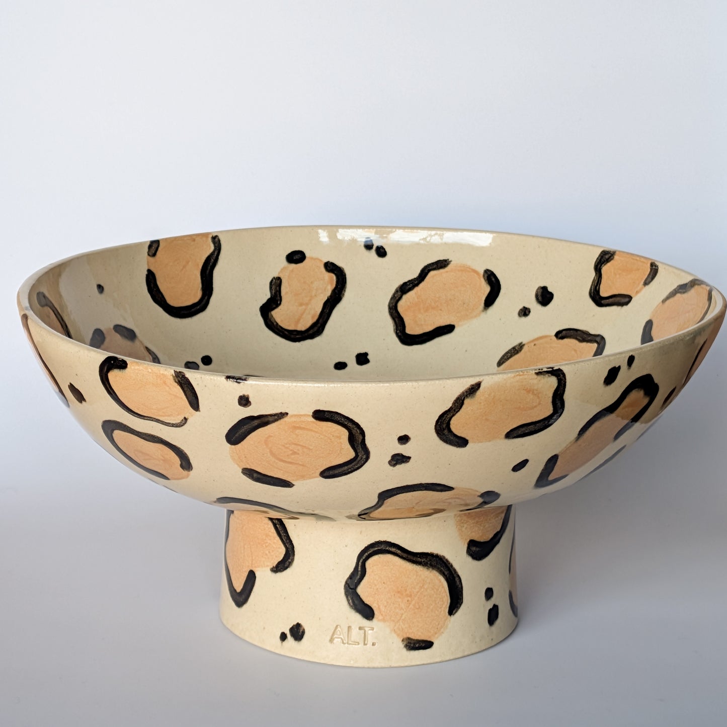 Grande Coupe à fruit Léopard